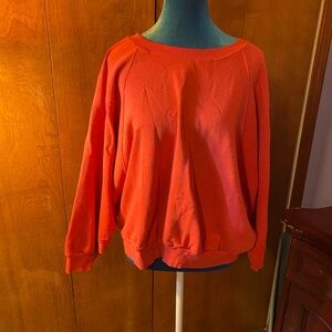Vibrant Coral Sweatshirt